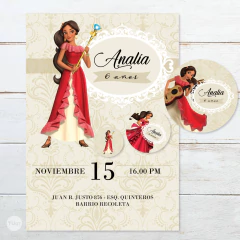 Kit imprimible princesa helena candy bar tukit - comprar online