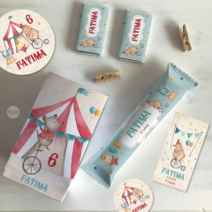 Kit imprimible circo circus acuarelas tukit en internet