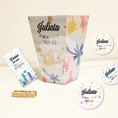 Kit imprimible hawaii flores hojas de colores pasteles candy bar en internet