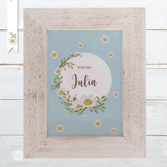 Kit imprimible celeste flores margaritas tukit - comprar online