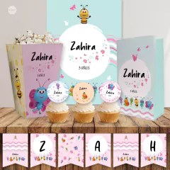 Kit imprimible bichikids colores pasteles candy bar tukit