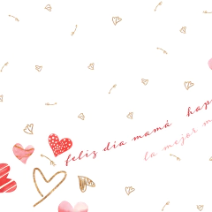 Kit imprimible decoracion corazones dia de la madre feliz dia mama tukit - TuKit