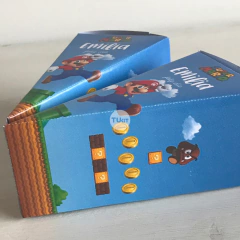 Caja cake mario bros imprimible cumpleaños tukit - TuKit