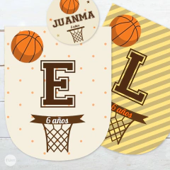 Kit imprimible basket basquet basketball candy bar tukit - comprar online