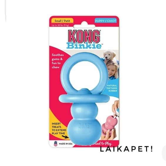 Kong Binkie Puppy Chupete Rellenable - LaikaPet!