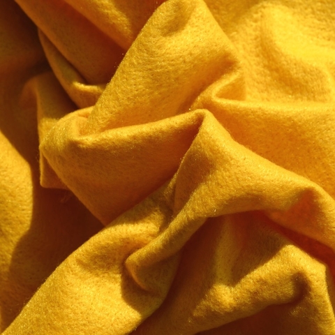 Tela Pañolenci Amarillo Mostaza - Venta de Telas Online