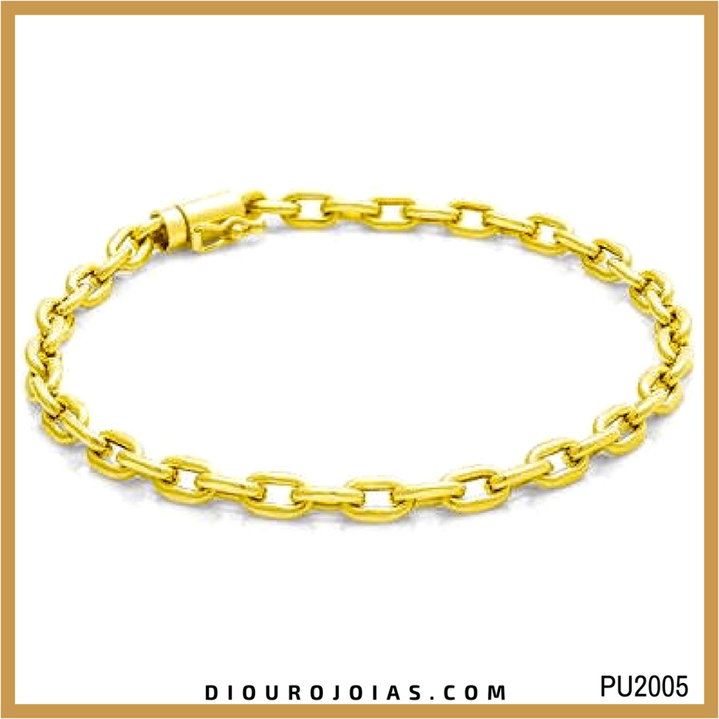 Déstockage > pulseira ouro macico -