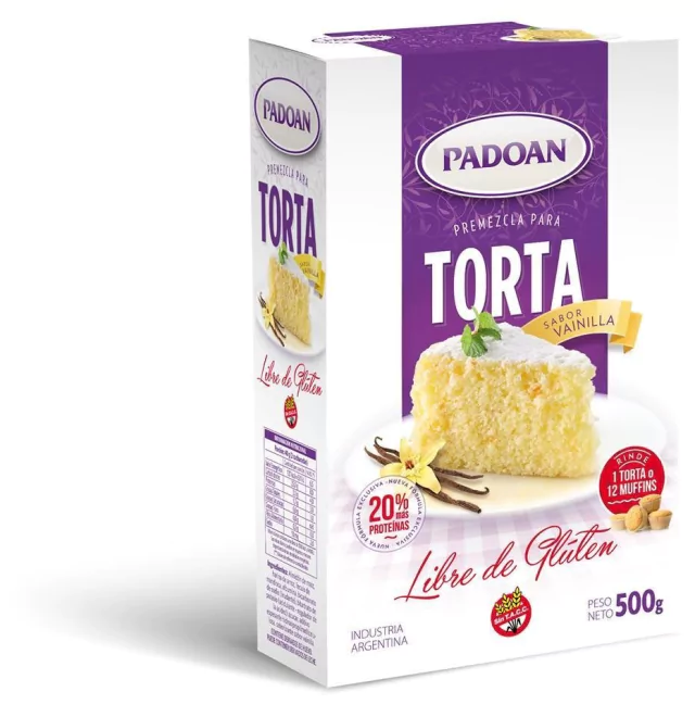 Premezcla Para Torta Vainilla - 390Gr - Padoan