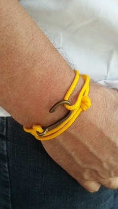 Pulseira Anzol Vibe Vintage Rope Amarelo na internet