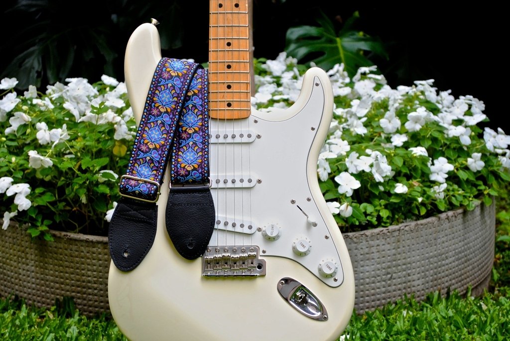 Correa para guitarra y bajo Purple Haze