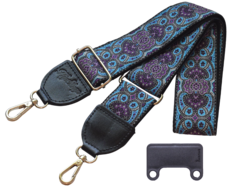 Kashmir Turquoise Vintage Style Carry All Strap - buy online