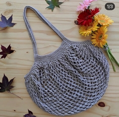 Eco bolsas tejidas a crochet reutilizables