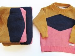 Sweater Zig-zag pink - comprar online