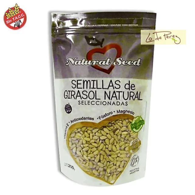 Semillas de Girasol x 200 gs. Natural Seed