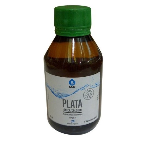 Plata Coloidal x 250 ml S650 - Dietética Lo de Pérez