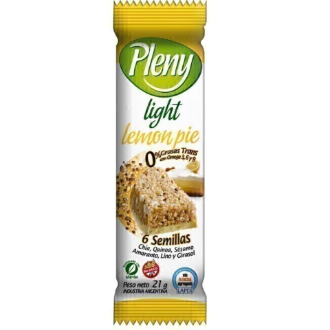 Barra de Cereal Light Lemon Pie x 21 gs Pleny