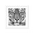 Tigre en blanco y negro