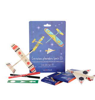 Kit para armar aviones madera - pocket