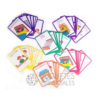 Cartas con pictogramas - secuencias
