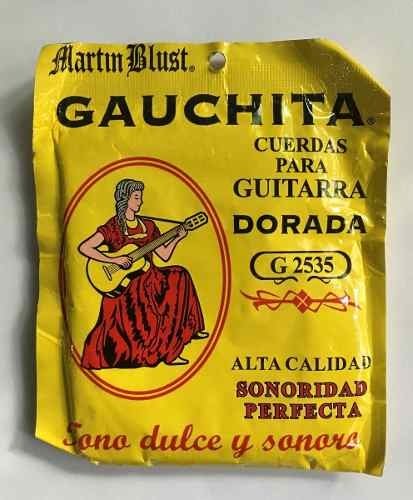 Encordado Para Guitarra Criolla/clásica Gauchita Martin Blust G2535 -  Kemuel Música