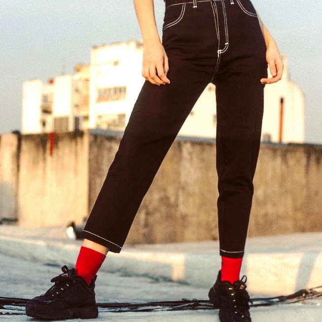 Pantalon Asesino Mom contratono. Art 630006.