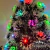 Arbol de Navidad 90cm Luminoso RGB Led y Fibra Optica nevado - El Rey de la Navidad
