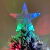 Arbol de Navidad 90cm Luminoso RGB Led y Fibra Optica nevado - tienda online