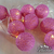Guirnalda de Bolas de Hilo Violetas con Led Blanco Calido a pilas - comprar online
