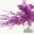 Imagen de Pick Glitter Lila con Flor y frutos 40cm