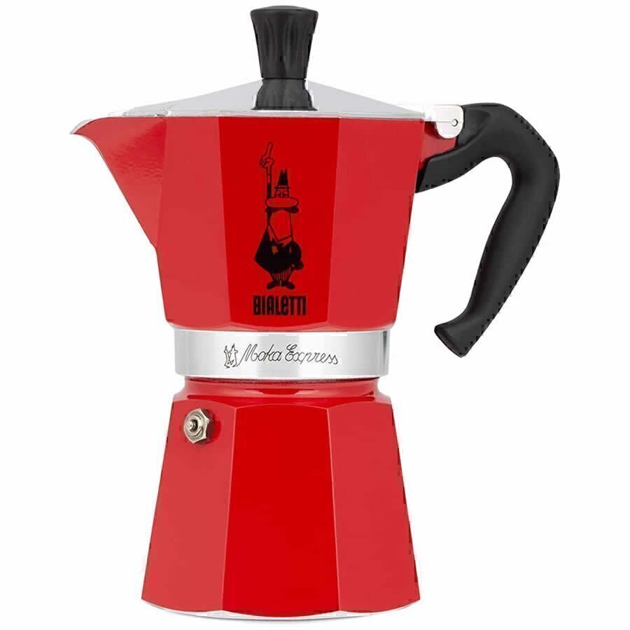 Cafetera 6 Pocillos Moka Express Bialetti ROJA