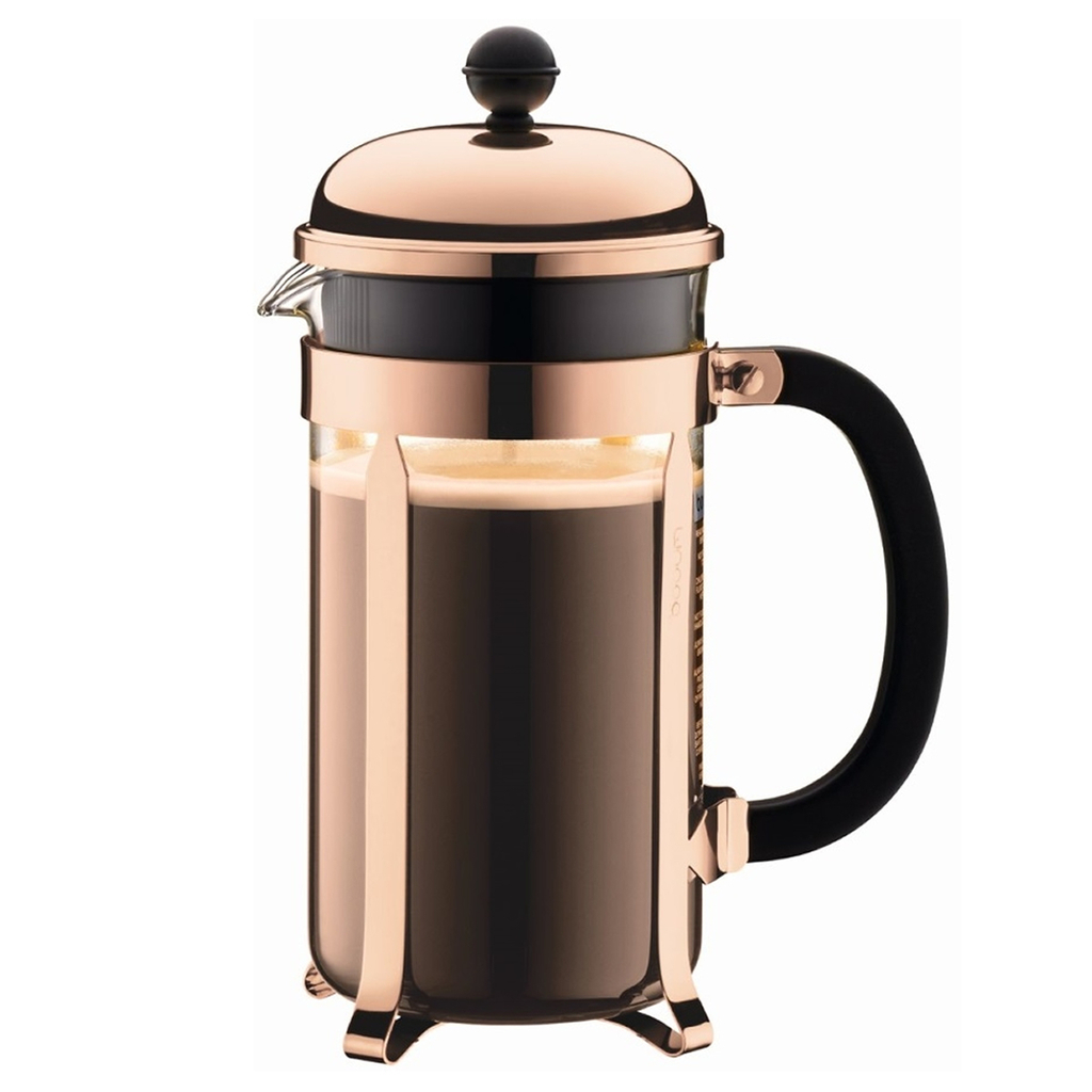 Cafetera Bodum Chambord Cobre 1 Litro - Tienda Pepino