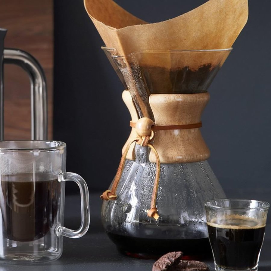 Chemex-Kaffeekaraffe - mit Glasgriff 6 Cup | Filterkaffee Zubehör | Kaffee  Zubehör | Schmugglerware
