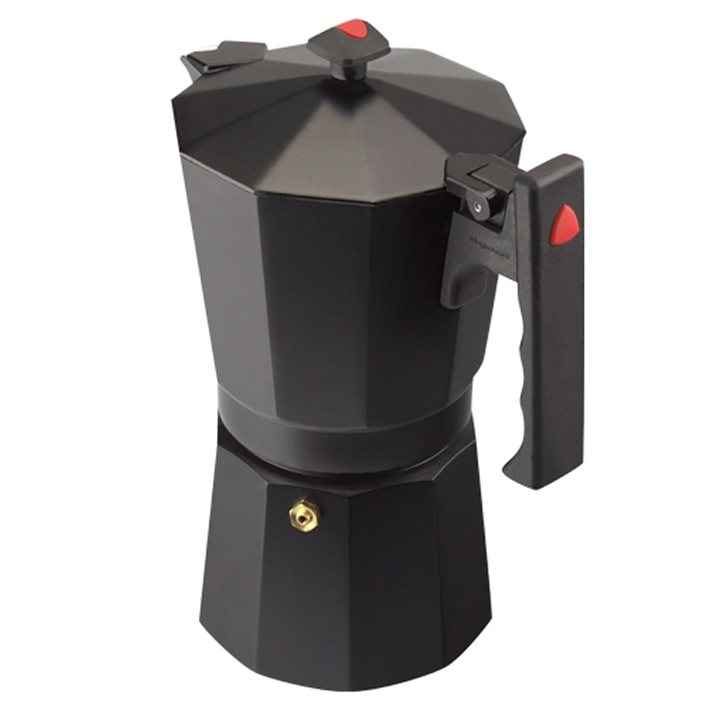 Cafetera Italiana 9 Pocillos Noir Magefesa