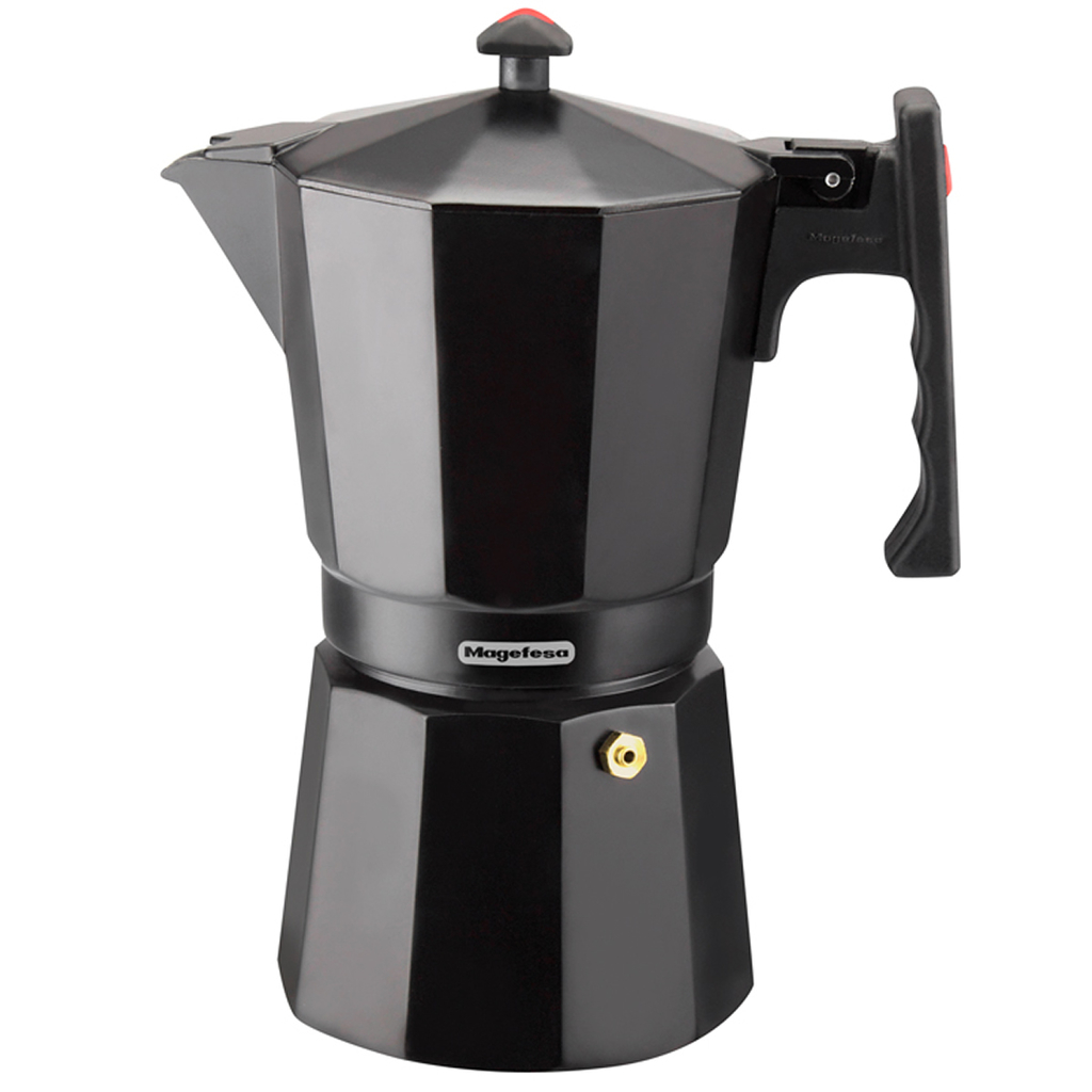 Cafetera Italiana 9 Pocillos Noir Magefesa