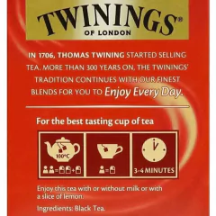 Té Twinings X50 Earl Grey English Breakfast Tienda Pepino