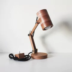 Lámpara Velador Madera Nórdico Valentino Klik Tienda Pepino