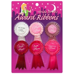 Botones Distintivos Despedida Soltera - Bride to be Award Ribbons