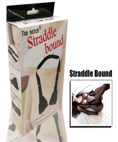 Sujetador de cuello y piernas Bondage - Top Notch Straddle Bound