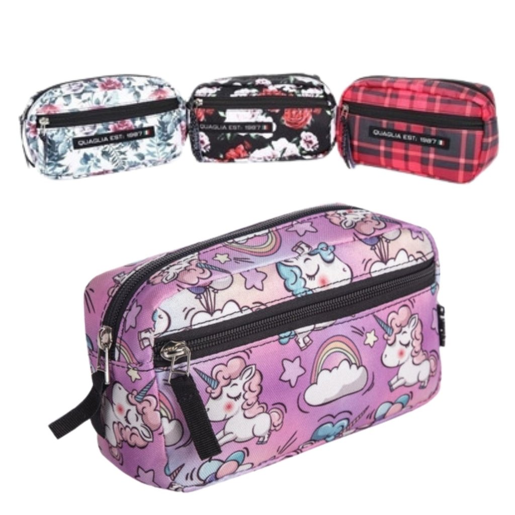 Neceser Estampado 2 Cierres Escolar QE66 - QuagliaShop