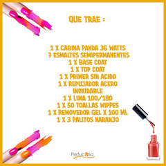 Kit Esmaltado Semipermanente 18 Piezas Removedor Cabina 36w en internet