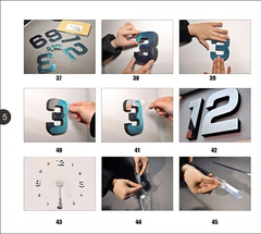 Reloj de Pared 3D Moderno DIY Tamaño Chico - PERFUCASA SHOP