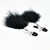 Pinzas para pezones / Black feathers - comprar online