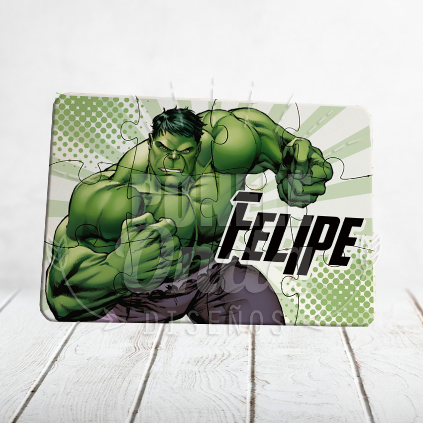 ROMPECABEZAS - Hulk - Comprar en Ponele Onda Diseños
