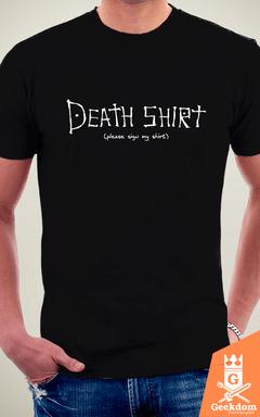 Camiseta Death Note - Assine Aqui - by Le Duc | Geekdom Store | www.geekdomstore.com