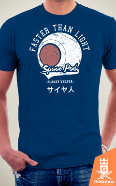 Camiseta Dragon Ball - Cápsula Espacial - by Ddjvigo na internet