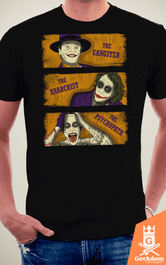 Camiseta O Gangster, o Anarquista e o Psicopata - by Ddjvigo na internet