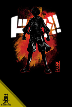 Camiseta One Piece - Luffy - by Fanfreak | Geekdom Store | www.geekdomstore.com 