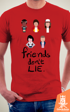 Camiseta Stranger Things - Amigos Não Mentem - by Piccolo | Geekdom Store | www.geekdomstore.com 