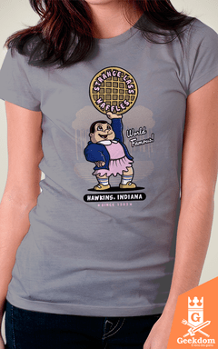 Camiseta Stranger Things - Waffles Moça Estranha - by Olipop | Geekdom Store | www.geekdomstore.com