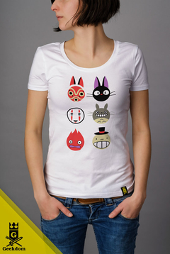 Camiseta Studio Ghibli - Personas - by AlbertoCubatas | Geekdom Store | www.geekdomstore.com 